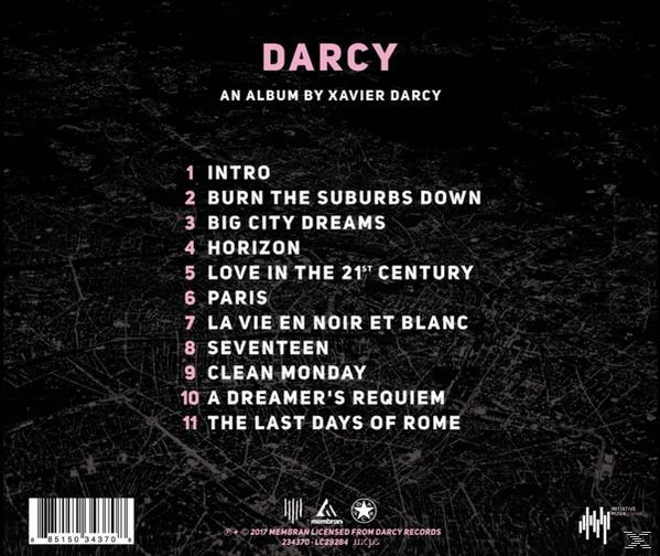 Xavier Darcy - Darcy  - (CD)