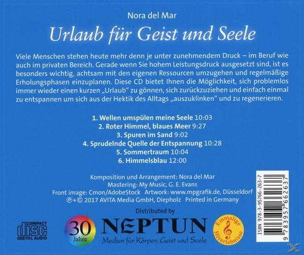 Nora Del Mar - Urlaub für Geist & Seele  - (CD)