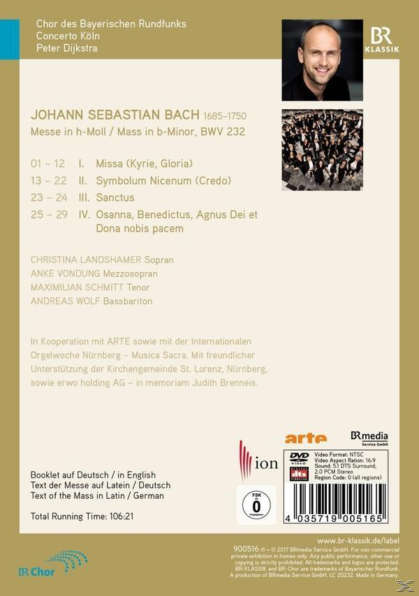 VARIOUS, Concerto Köln, Chor Des - in - h-moll (DVD) Rundfunks Messe Bayerischen