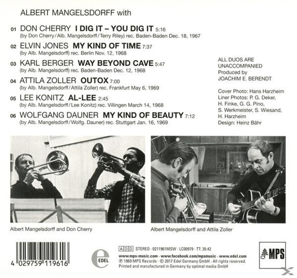 Mangelsdorff Albert - Albert Mangelsdorff And His Friends  - (CD)