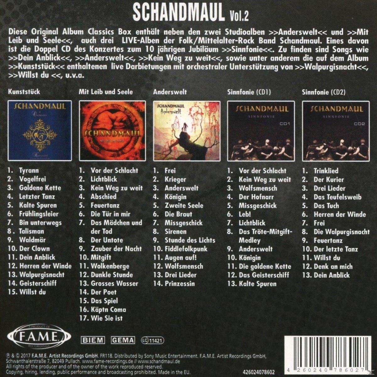 Albumcover mit Bandmitgliedern links und Titelliste rechts.