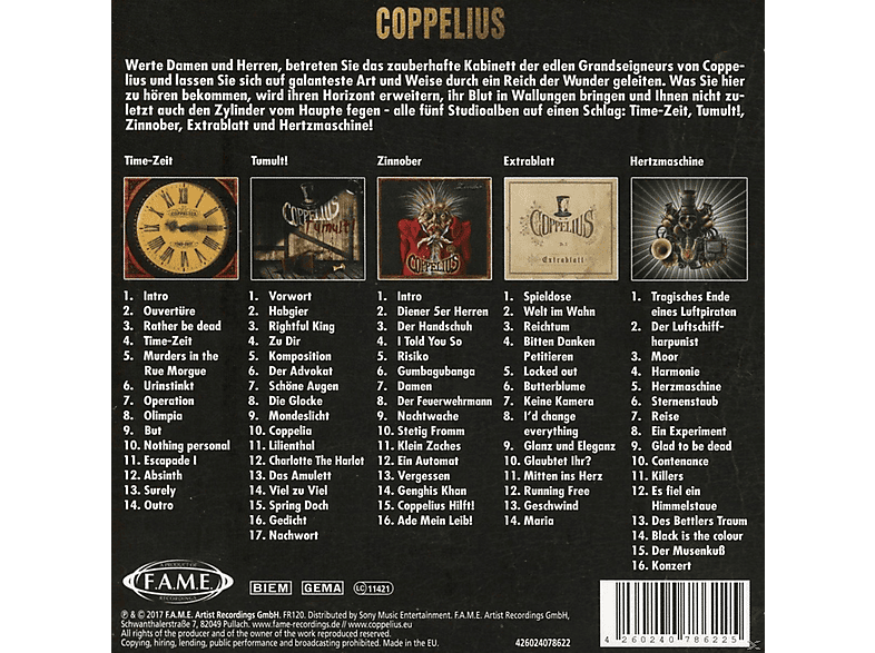 Thumbnail - Coppelius - Original Album Classics (CD)