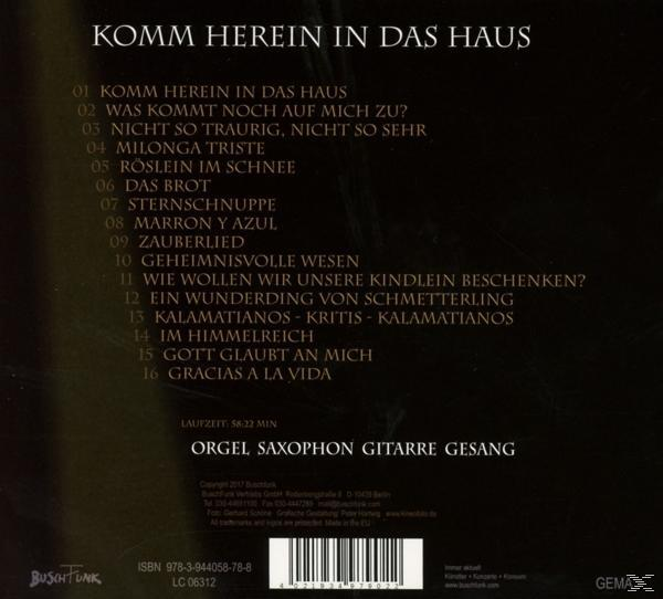Gerhard Schöne - Komm herein in das Haus  - (CD)