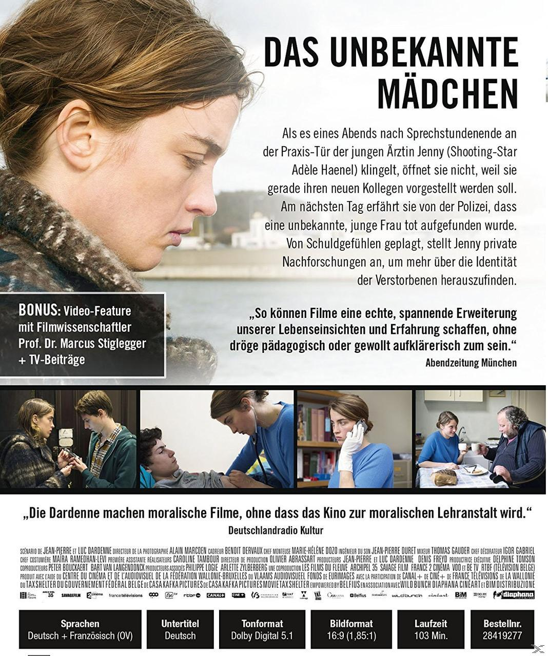 La Fille Inconnue - Das Unbekannte Mädchen DVD