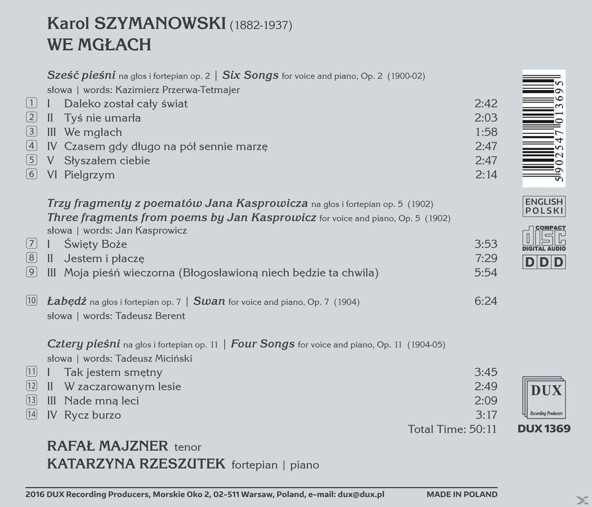 Rafał Majzner, Katarzyna Rzeszutek - Lieder,Opp.2,5,7 & 11  - (CD)