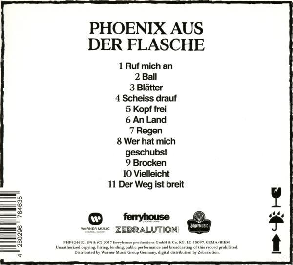 - (CD) - der Flasche Phoenix aus Liedfett