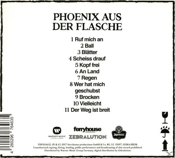 Liedfett - Phoenix aus der Flasche  - (CD)