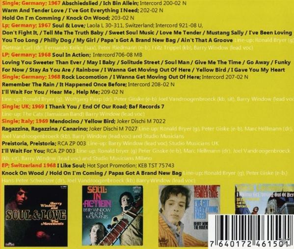 Barry Window - The Early Years 1967-1970  - (CD)
