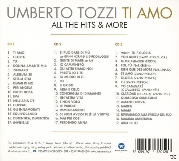 Umberto Tozzi - Ti Amo-All The Hits & More  - (CD)