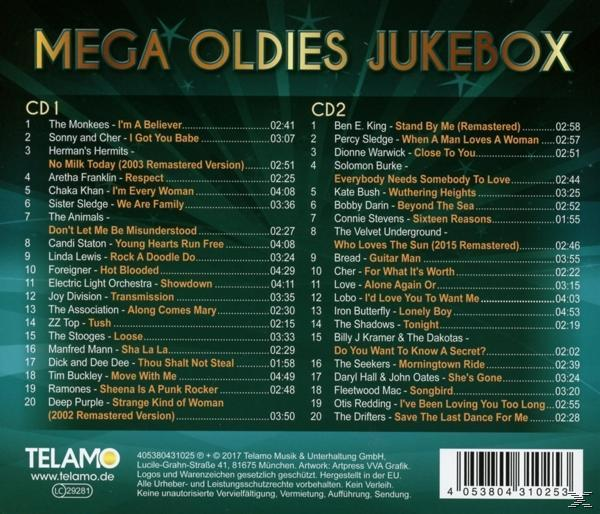VARIOUS - Mega Oldies Jukebox  - (CD)
