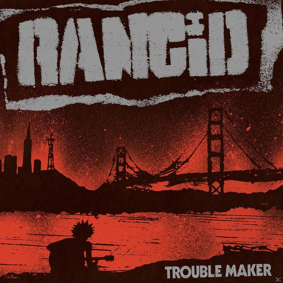 Albumcover. Silhouette einer Person, die Gitarre spielt. Roter und grauer Hintergrund.