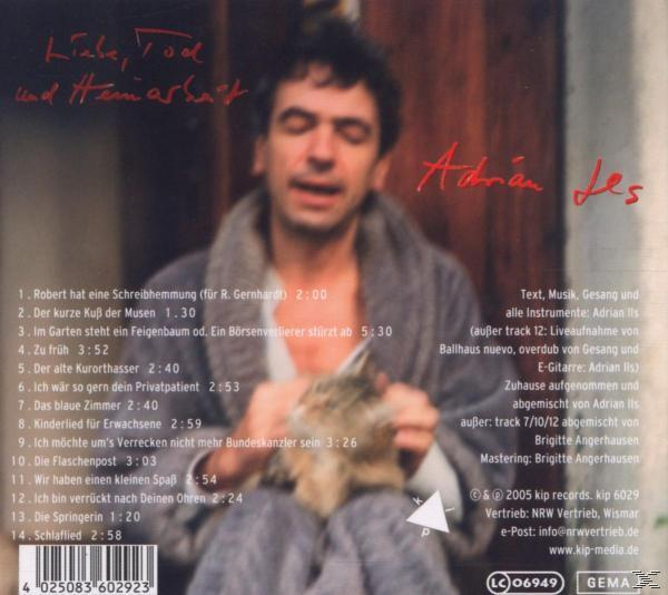 Adrian Ils - (CD) Tod Heimarbeit Liebe, - Und