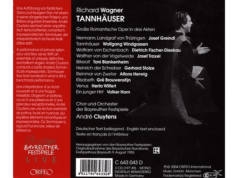 Thumbnail - Chor Und Orchester Der Bayreuther Festspiele - Tannhäuser (CD)