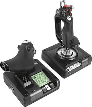 LOGITECH Joystick et commande des gaz Saitek 3M X52 PRO