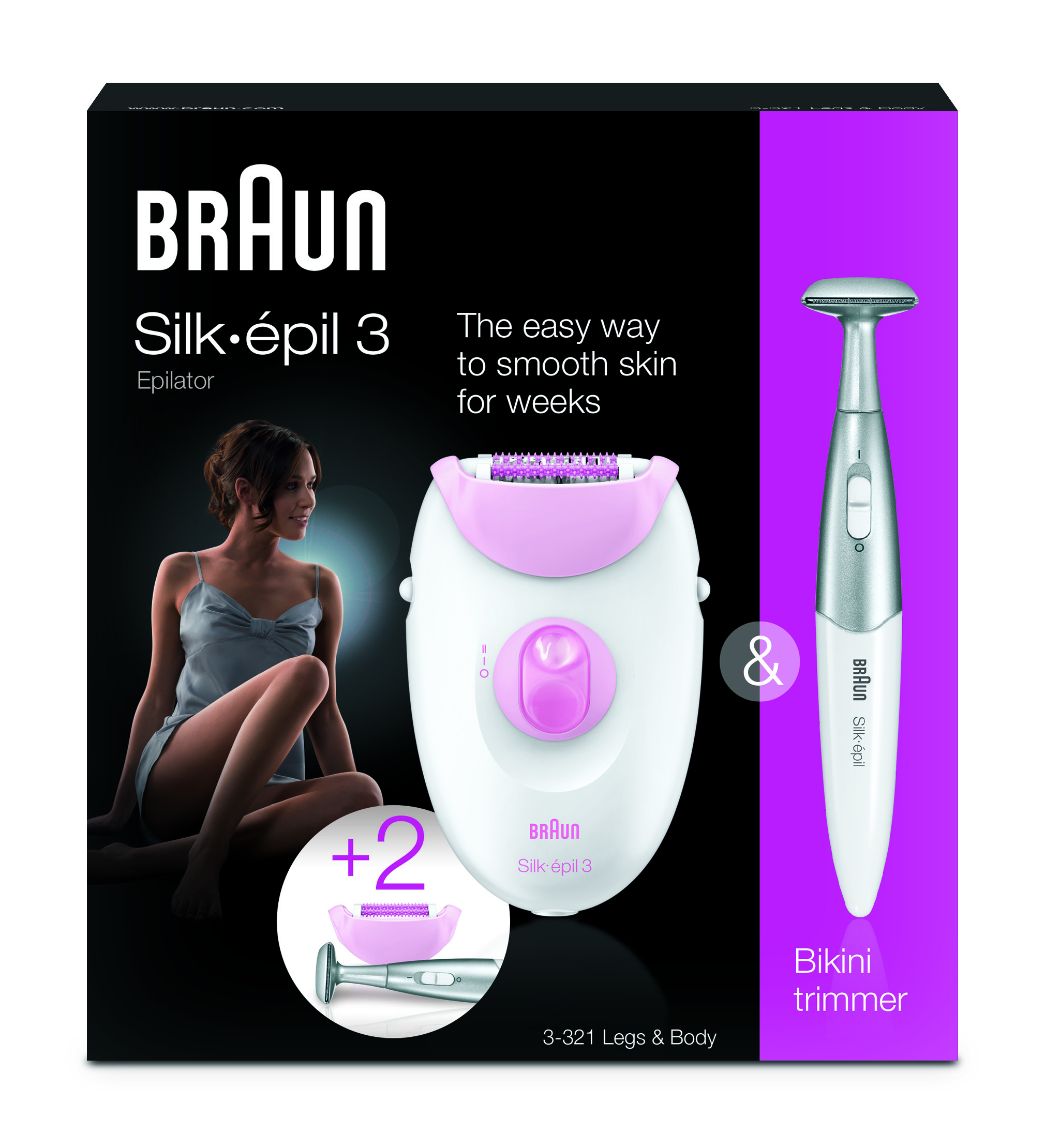 BRAUN Silk-épil SE3321 Epilátor