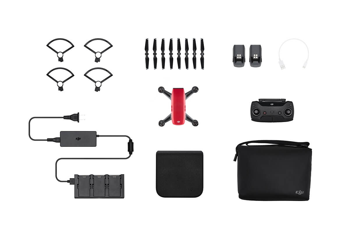 DJI Spark Fly More Combo - Drohne (, 16 Min. Flugzeit)