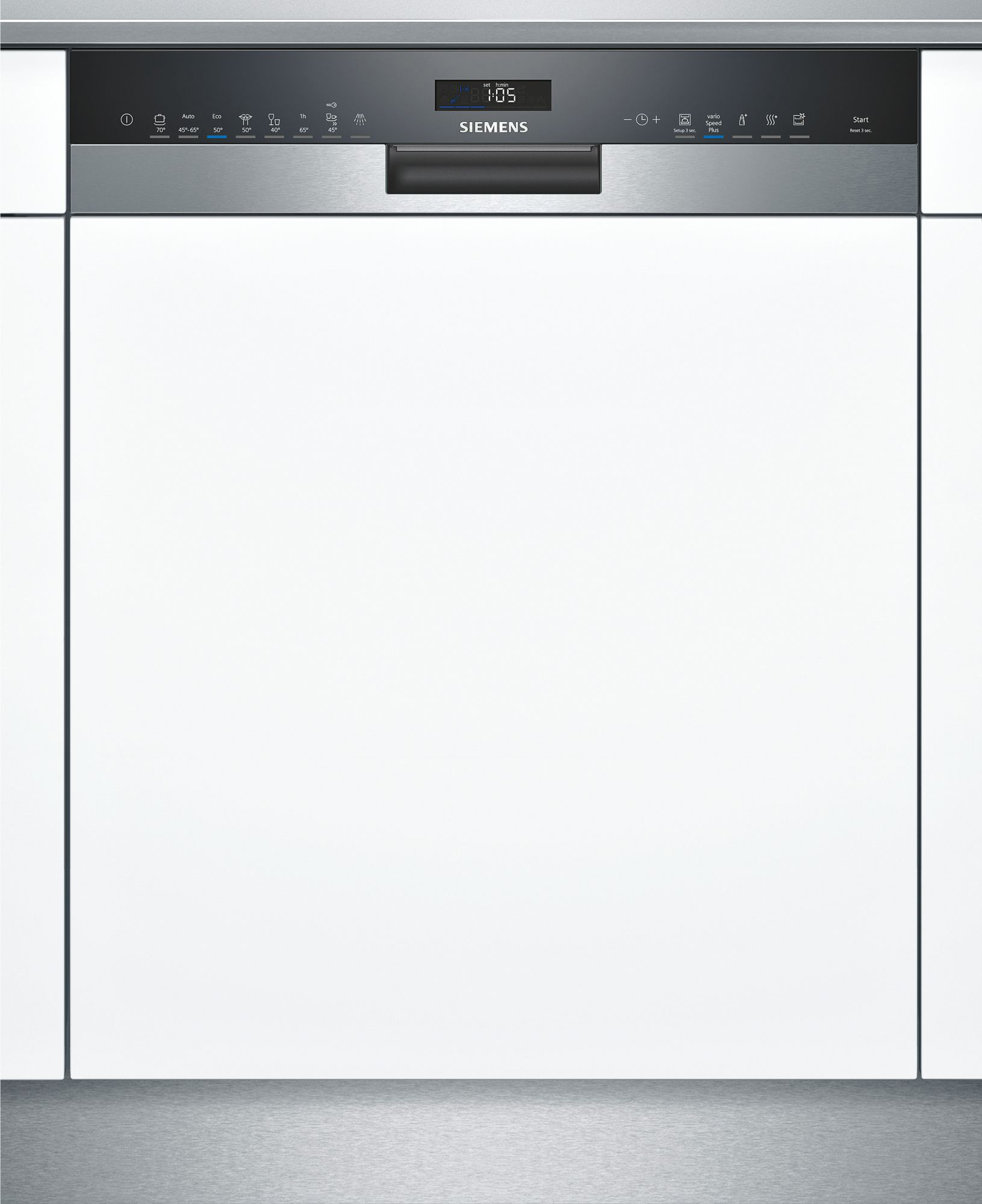 SIEMENS SN558S00IE IQ500 Geschirrspüler (teilintegrierbar, 598 mm breit, 44 dB (A), D)