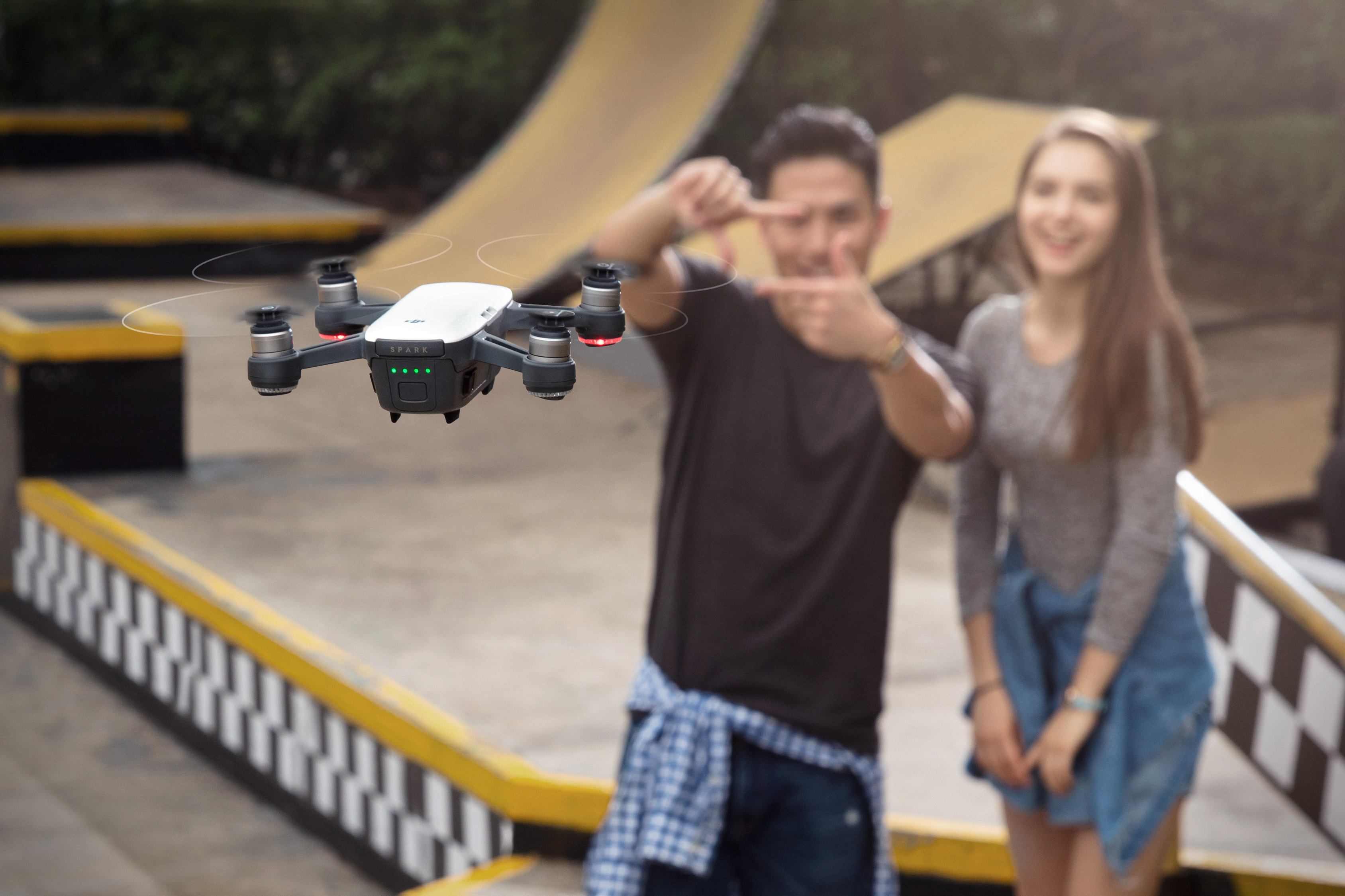 DJI Spark Drohne, Alpine White