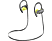 CELLULARLINE GRASSHOPPER BT - Bluetooth Kopfhörer mit Ohrbügel (In-ear, Schwarz/Grün)