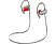 CELLULARLINE GRASSHOPPER BT - Bluetooth Kopfhörer mit Ohrbügel (In-ear, Grau/Rot)