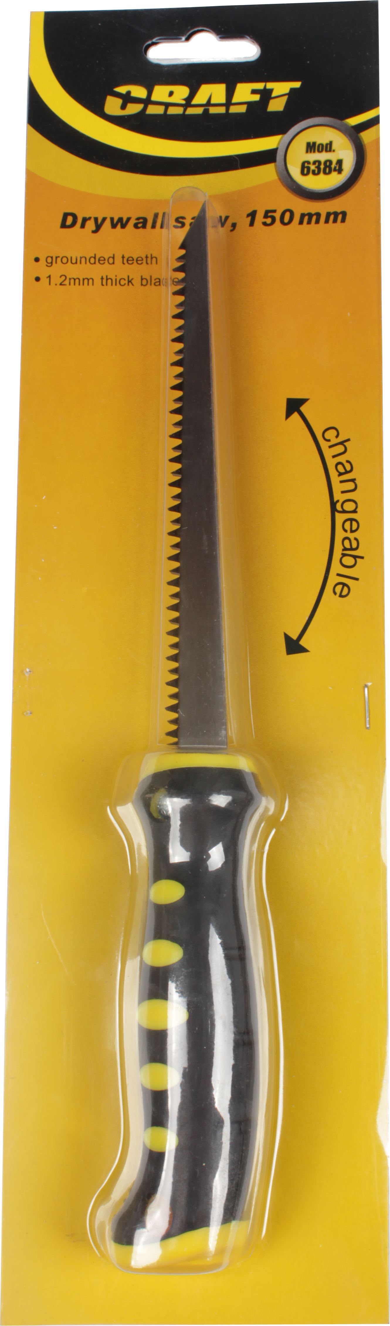 CRAFT 6384 Gipszkarton fűrész, élezett fogakkal, 150mm