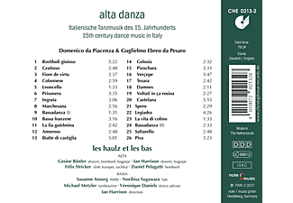 Les Haulz Et Les Bas - Alta Danza-Italienische Tanzmusik des 15.Jahrhu  - (CD)
