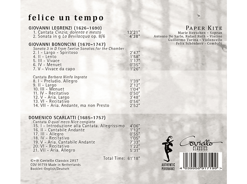Thumbnail - Paper Kite - Felice un Tempo (CD)