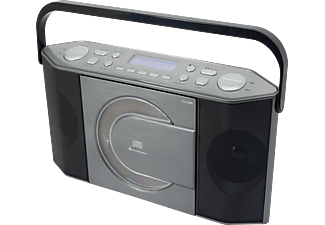 SOUNDMASTER RCD1770AN - Tragbares CD-Radio (FM, Schwarz/Silber)
