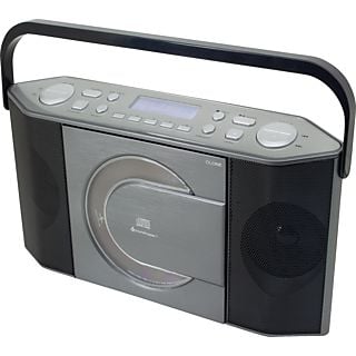 SOUNDMASTER RCD1770AN - Tragbares CD-Radio (DAB+, FM, Schwarz/Silber)
