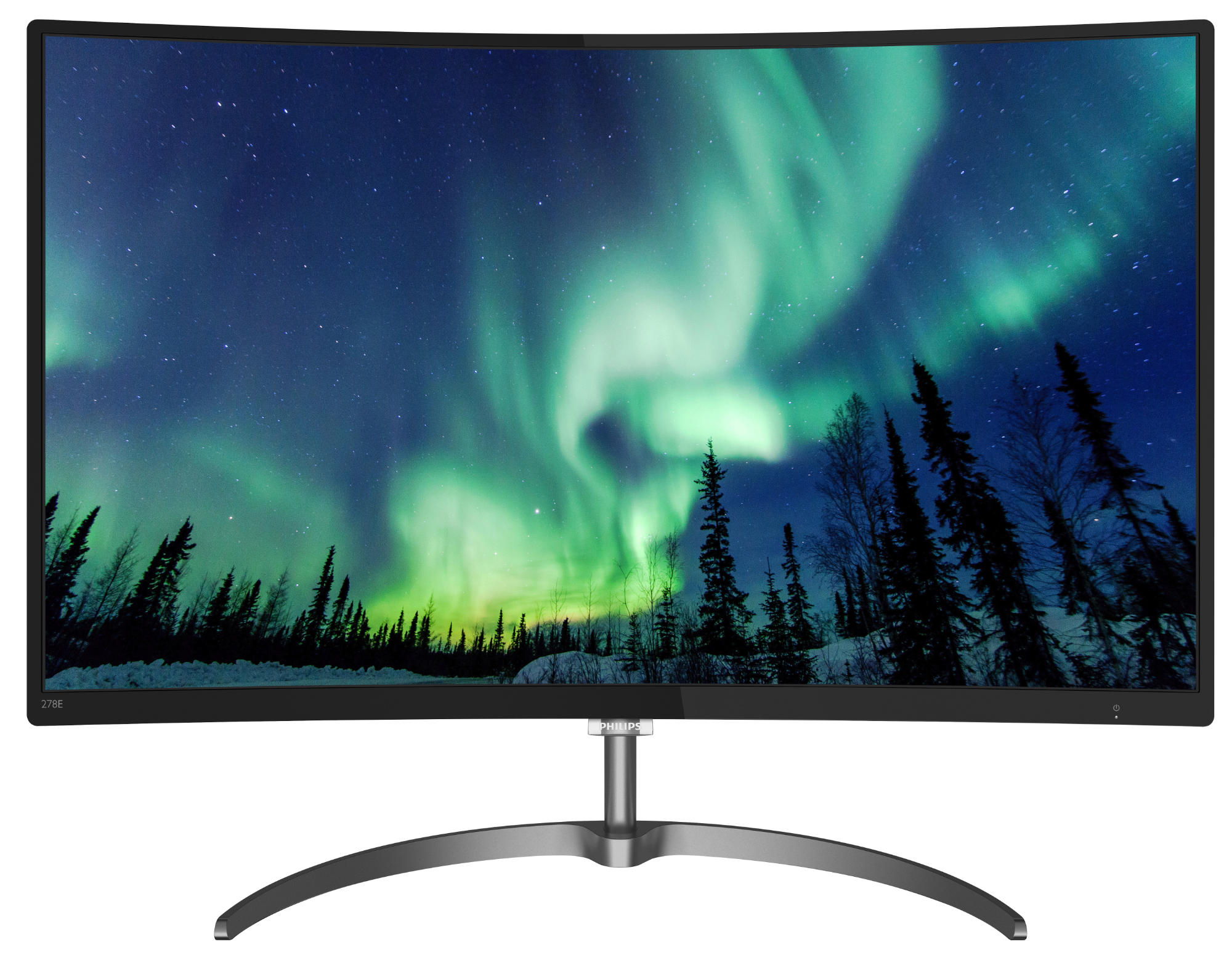 Monitor - Philips 278E8QJAB/00, 27" Full HD, Curvo, WLED, Negro