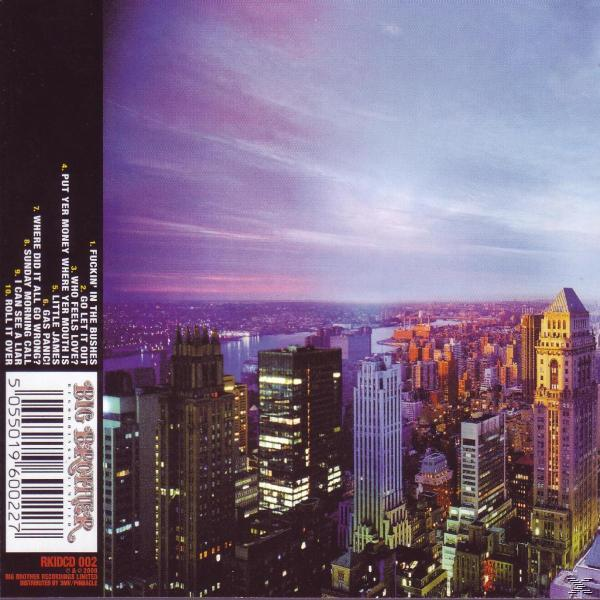 CD-Cover eines nächtlichen Stadtpanoramas mit Album-Trackliste.