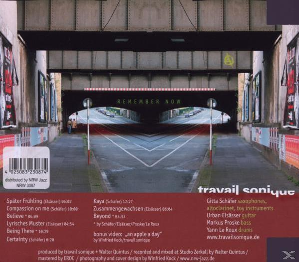 Travail Sonique - Remember Now  - (CD)