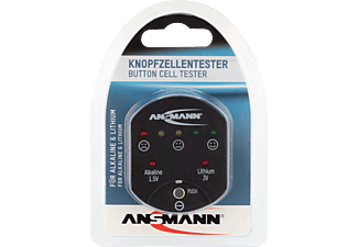 ANSMANN Testeur de piles boutons - Testeur de piles bouton (Noir)