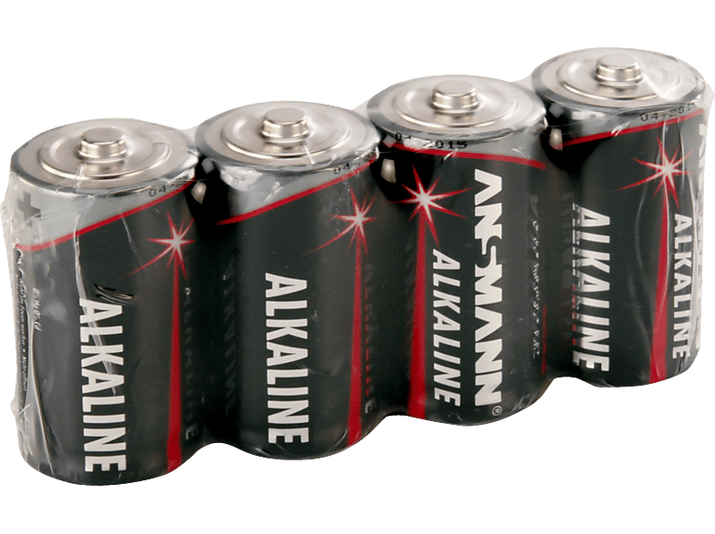 ANSMANN LR14 C (Baby) Batterie, Alkaline, 1.5 Volt 4 Stück 1 MediaMarkt