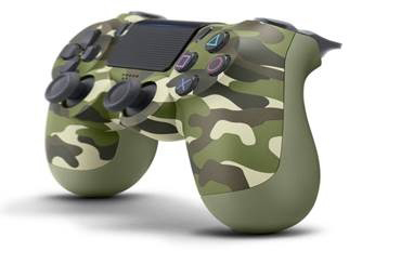PlayStation v2 4 Dualshock Wireless Grün 4 Controller PlayStation für Camouflage SONY