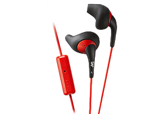 JVC JVC Gumy Sport - In-Ear cuffie - Con Mikrofono - Nero - Auricolare (In-ear, Nero/rosso)