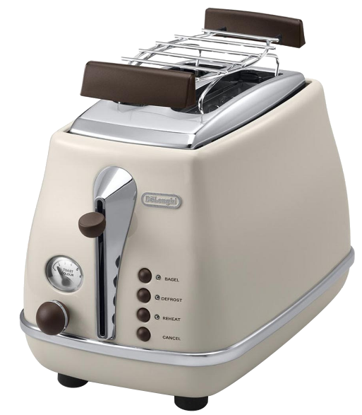 DE-LONGHI CTOV 2103.BG Icona Vintage kenyérpirító