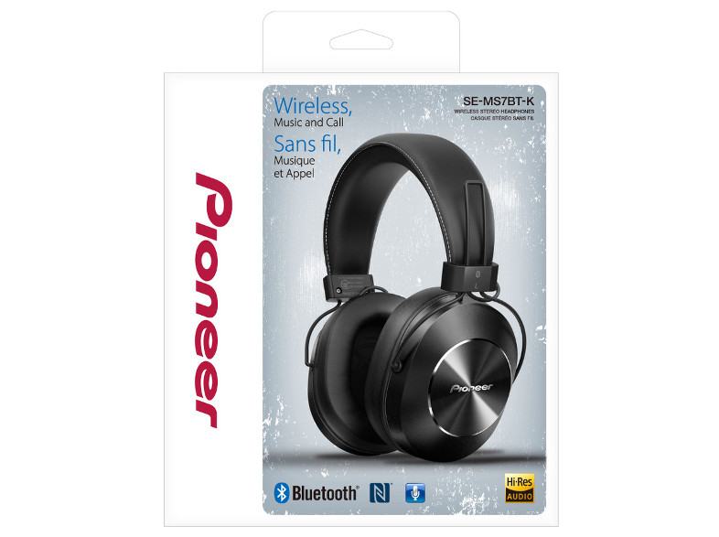 PIONEER SE-MS7BT-K bluetooth fejhallgató, fekete