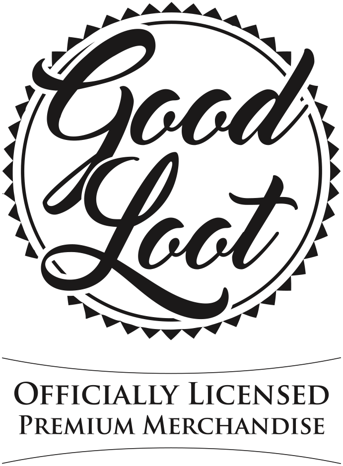 A 'Good Loot' szavak stilizált betűtípussal, 'Officially Licensed' szöveggel.