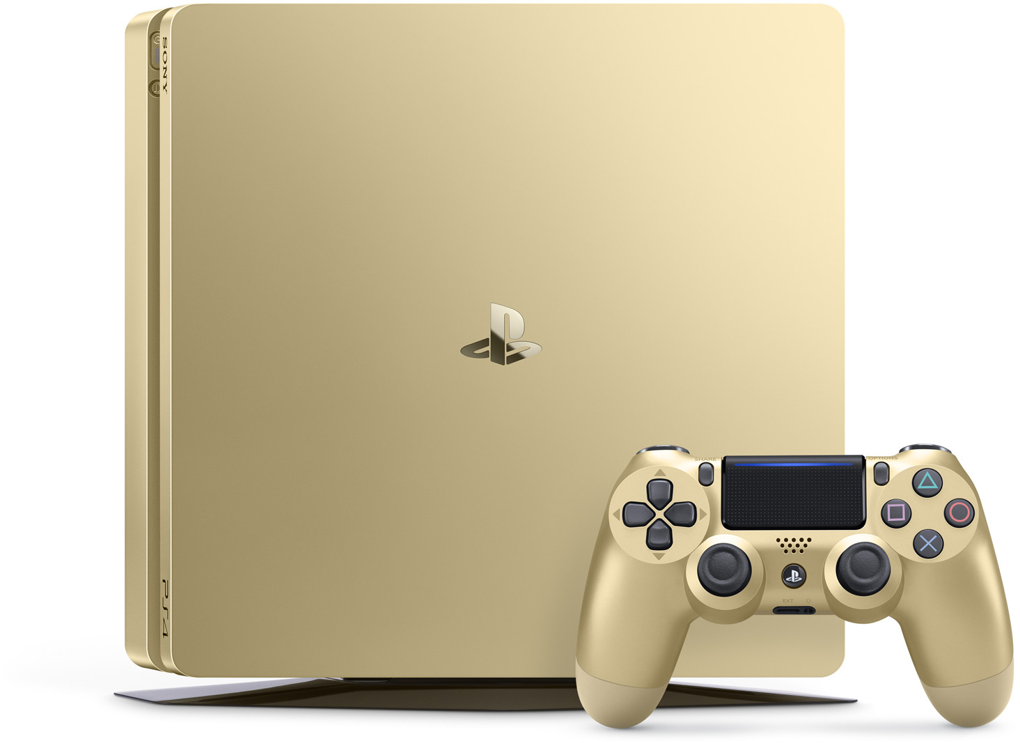 PLAYSTATION PS4 Slim 500 GB Gold + 2 PS4 DualShock controllers