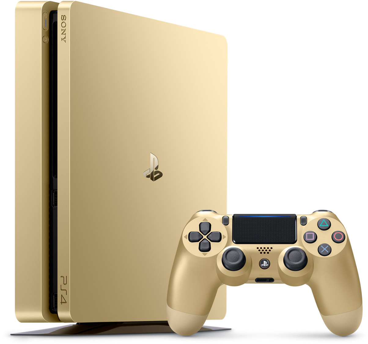 PLAYSTATION PS4 Slim 500 GB Gold + 2 PS4 DualShock controllers