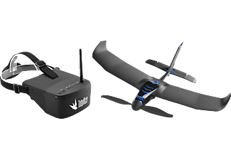 TOBYRICH SmartPlane Pro FPV - Noir/Bleu - Avion réalité virtuelle (Noir/Bleu)