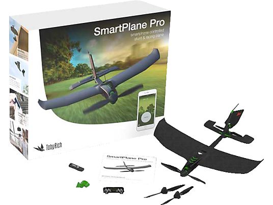 TOBYRICH SmartPlane Pro - Drone - Noir/Vert - Avion de course et de voltige (Noir/vert)