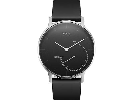 NOKIA Activité STEEL Activity Tracker Silikon, 195 mm, Schwarz