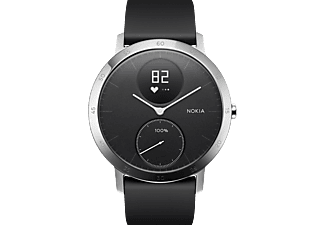 WITHINGS-NOKIA Nokia Steel HR - Orologio per il monitoraggio della frequenza cardiaca e dell'attività fisica - sensore di attività (Nero)