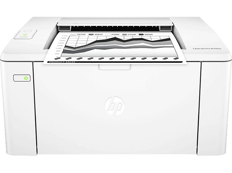 Impresora láser monocromo - HP LASERJET PRO M102W 22 ppm USB 2.0 WiFi Direct medición tóner