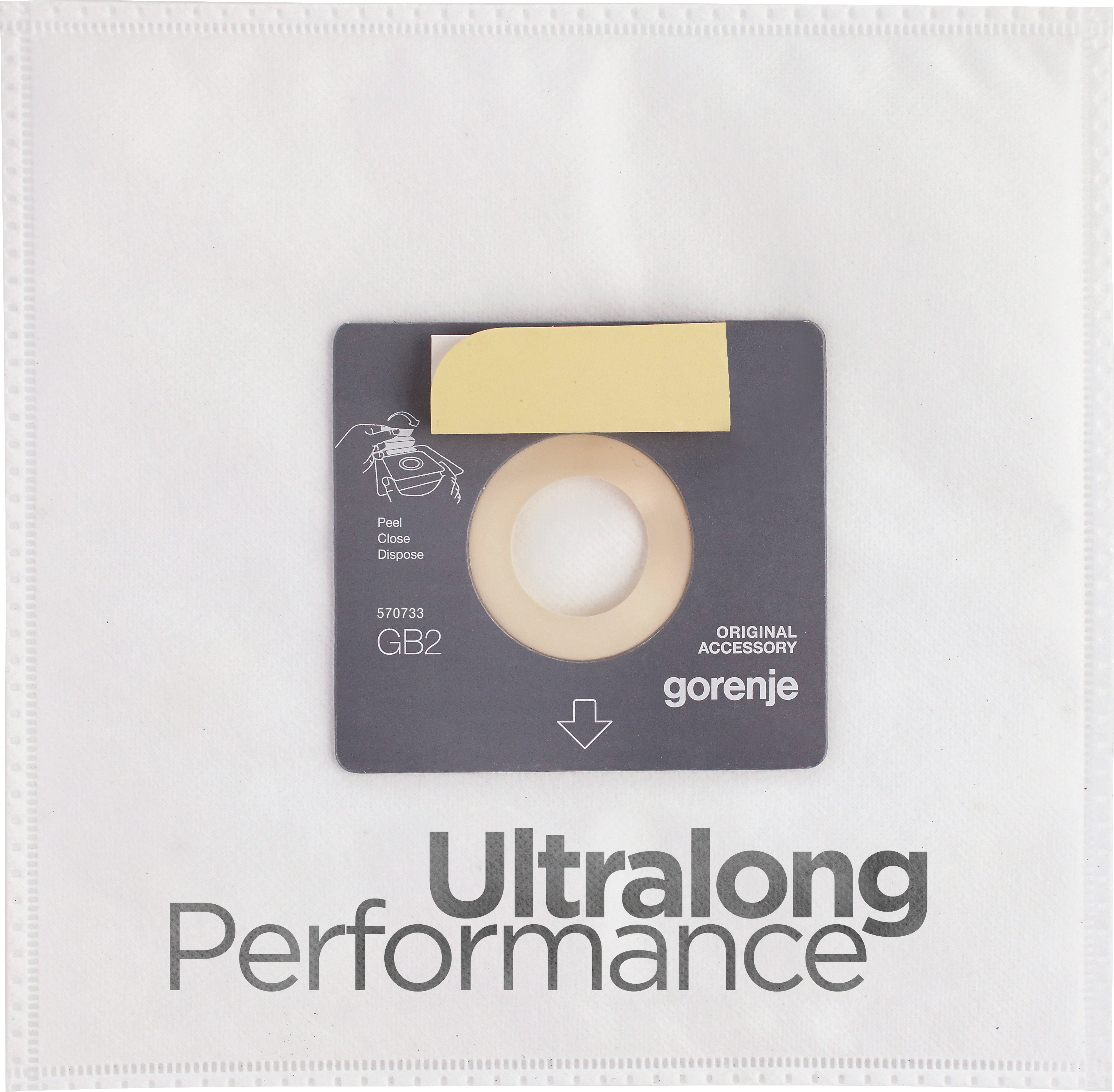 GORENJE GB2 Mikroszűrős porzsák, motorszűrővel 4db