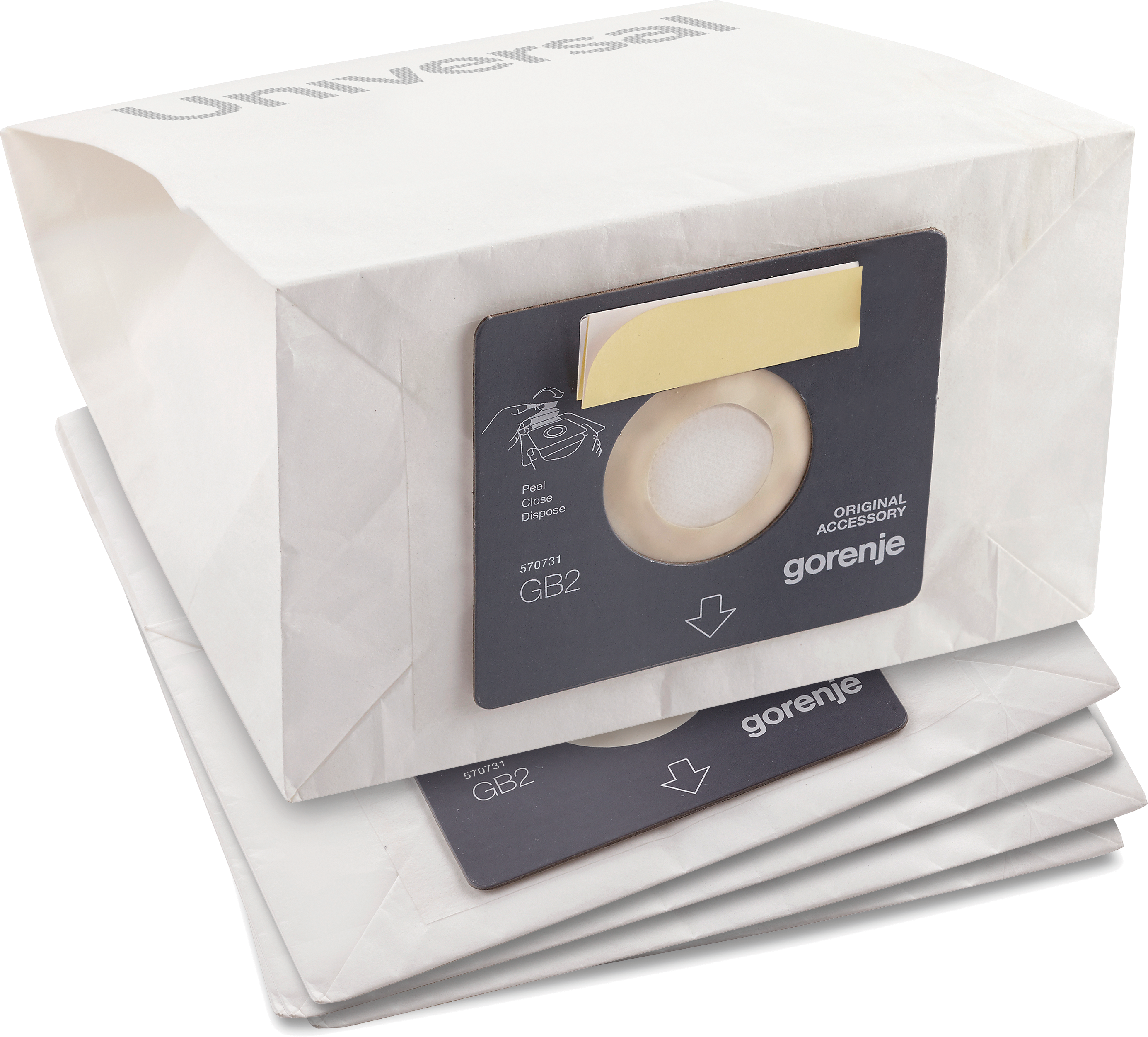 GORENJE GB2 Papír porzsák, motorszűrővel 5db