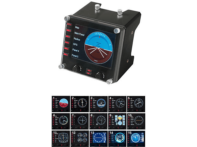 LOGITECH G PC Pro Flight Instrument Panel Fiyat & Özellik | MediaMarkt