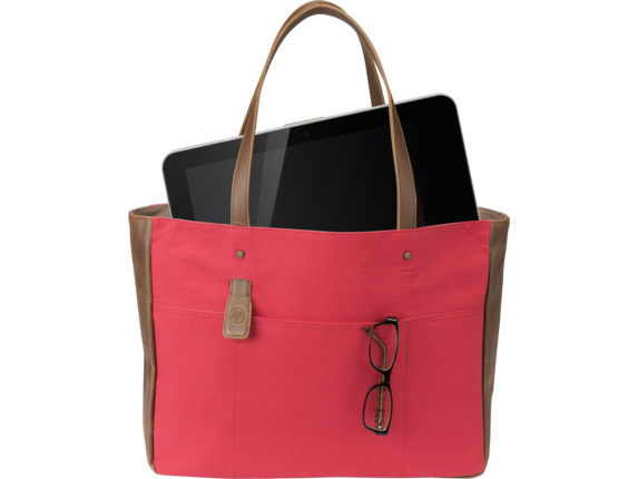HP Ladies Red Tote piros/barna 14" női notebook táska (V1M57AA)